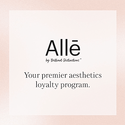 Allē aesthetics loyalty program promotional image.
